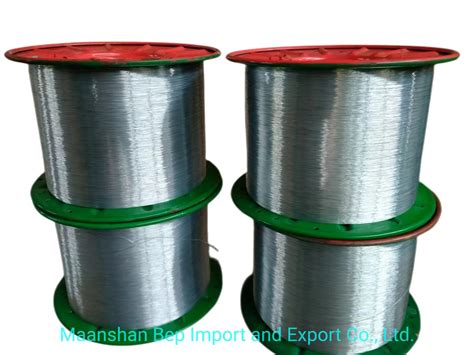 High Carbon Zinc Coating Galvanized Steel Wire For Acsr Cable Armouring