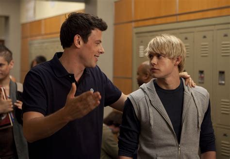 Finn And Sam Glee Cast It Cast Finn Hudson Chord Overstreet Cory