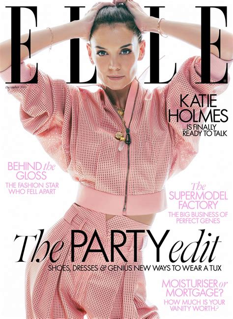 Katie Holmes In Elle Magazine Uk December 2019 Hawtcelebs