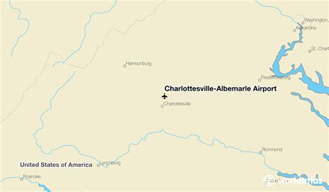 Charlottesville Albemarle Airport Cho Worldatlas