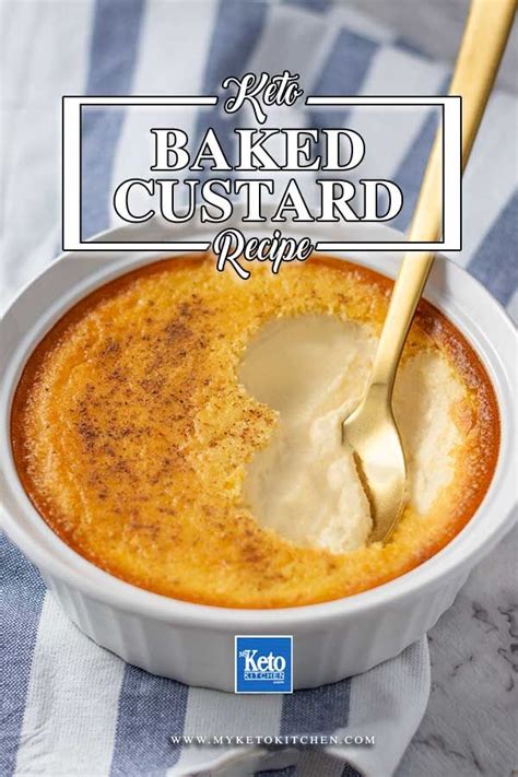 Pavlova is an australian dessert made with meringue. Keto Baked Egg Custard | Recipe | Sugar free desserts, Egg custard recipes, Custard recipes