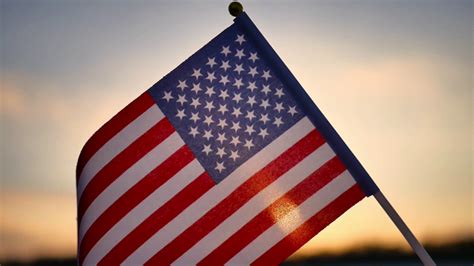 American Flag At Sunset Stock Video Footage 0023 Sbv 320911432
