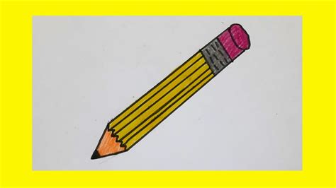 How To Draw A Pencil Youtube