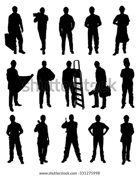 Handyman Silhouette Toolbox Photos And Images Shutterstock