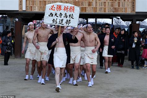 Thousands Of Near Naked Japanese Men Grapple To Find Lucky Sticks In Ancient Saidaji Eyo