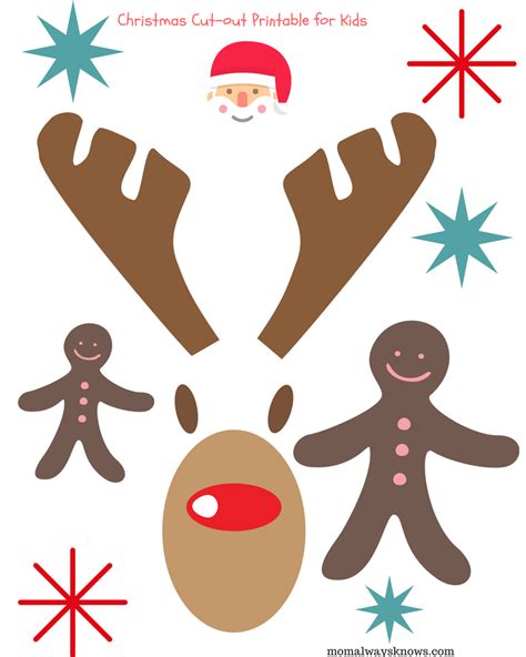 Christmas Craft Ideas For Kids 5 Free Printable Christmas Cut Outs