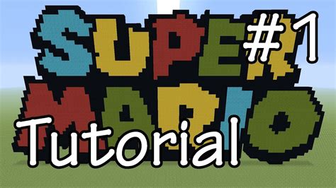 Super Mario Logo Pixel Art