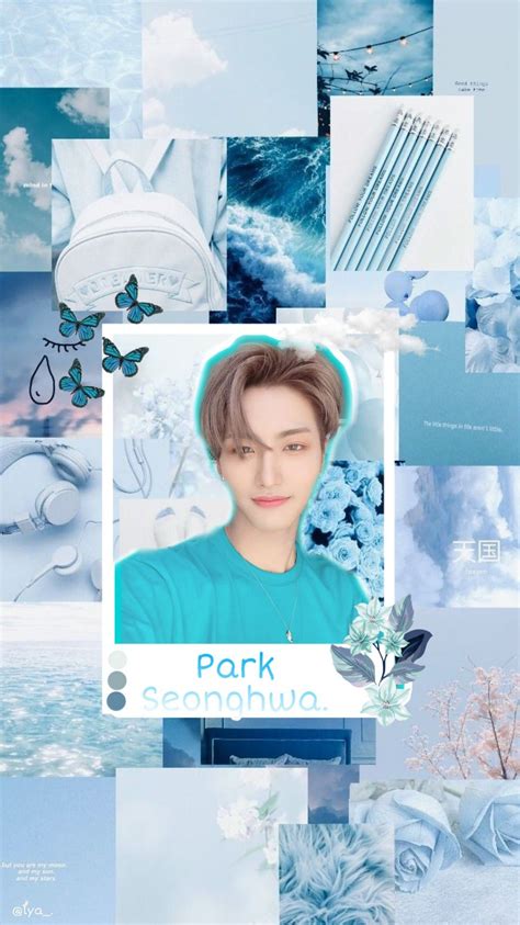 Seonghwa Aesthetic Wallpaper Aesthetic Wallpapers Blue Aesthetic Wallpaper