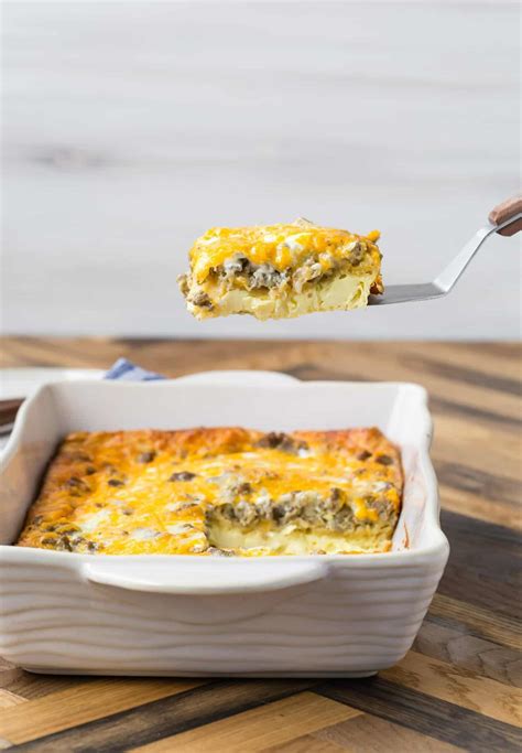 Crescent Roll Breakfast Casserole With Turkey Sausage Recipe Rachel