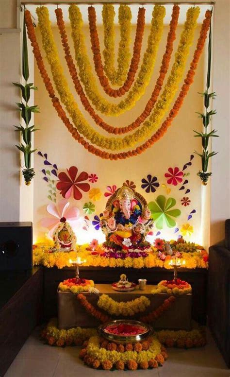 Ganpati Decoration Ideas For Home 2020 Simple And Easy Cold Dark Place