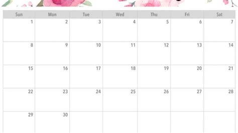 Calendarul Floral Septembrie 2019 Wall Calendar Calendar Monthly