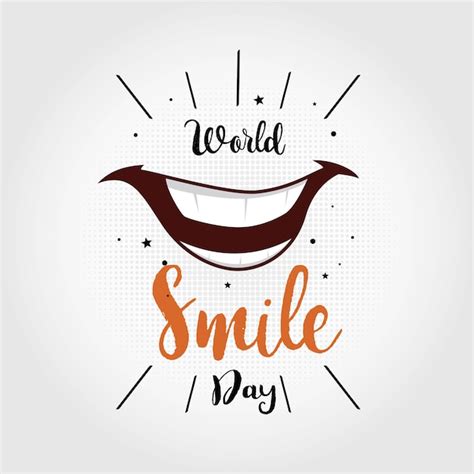 premium vector world smile day