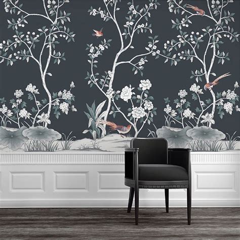 Lilly Chinoiserie Shop Tempaper Designs Chinoiserie Wallpaper