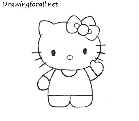 How To Draw Hello Kitty Step By Step Drawing Guide By Dawn Dragoart