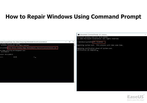 How To Repair Windows 10 Using Command Prompt 3 Ways Easeus