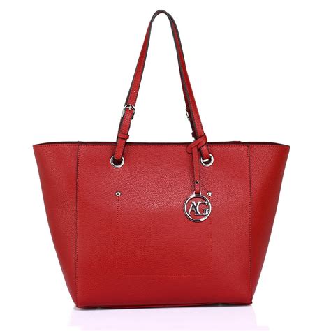 Ag00532 Red Womens Tote Bag