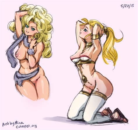 Daily Sketch Ayla And Marle By Minacream Hentai Foundry