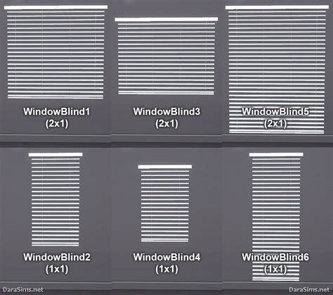 Sims 4 Window Blinds
