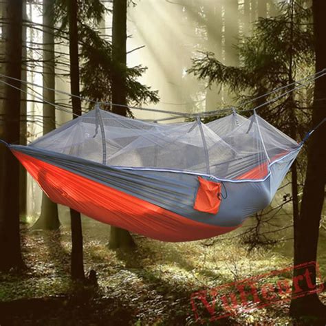 The entire system weighs 4.3 pounds and each item packs down into a small carrying sack. Outdoor Camping Hammock with Mosquito Net,Jungle Hammock