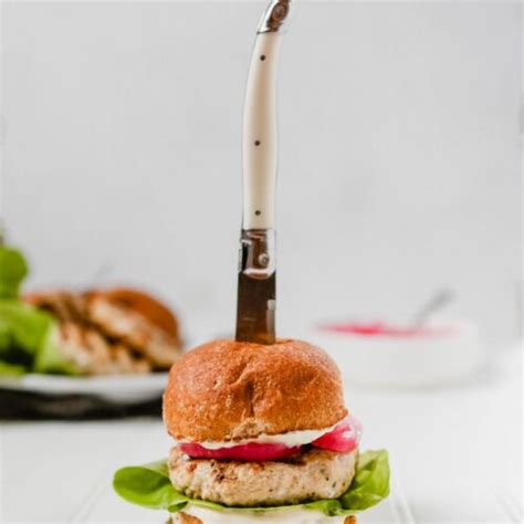 Juicy Dijon Thyme Turkey Burgers Recipe Zestful Kitchen