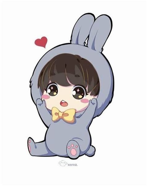 Jk Conejito Jungkook Fanart Chibi Bts Chibi