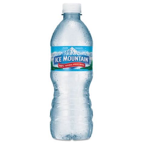 Spring water like ice mountain 100% natural spring water is considered alive because it's clean, unprocessed and free from artificial treatment. Ice Mountain Bottled Water | Ice Mountain 40 Pack