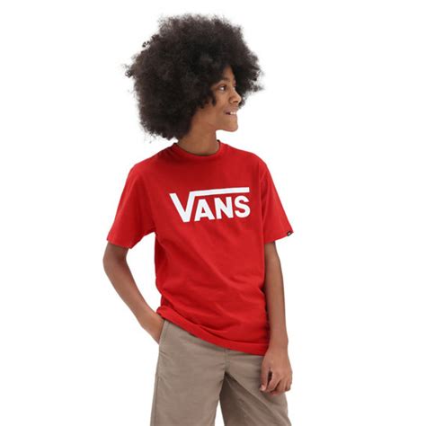 Boys Vans Classic T Shirt 8 14 Years Red Vans
