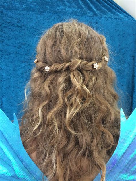 Simple Hairstyle For Fairy Costume Fairy Hair Cosmetology Easy
