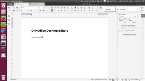 Review Onlyoffice Desktop Word Processor