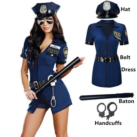 kafei sexy policewoman costume cosplay female cop uniform set women cop cosplay costume