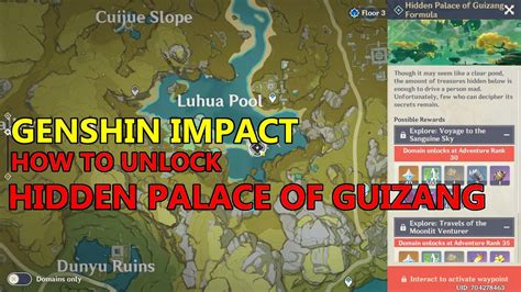Genshin Impact Hidden Palace Of Guizang Formula How To Unlock Youtube