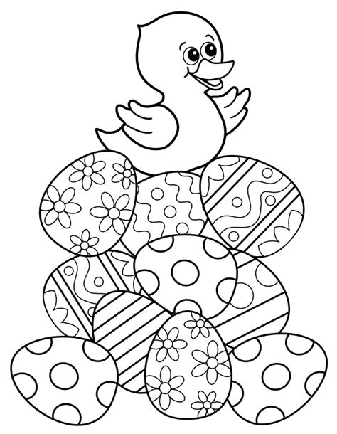 100 Free Easter Colouring Pages