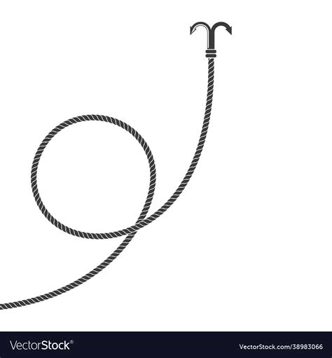 Grappling Hook Icon Design Template Royalty Free Vector