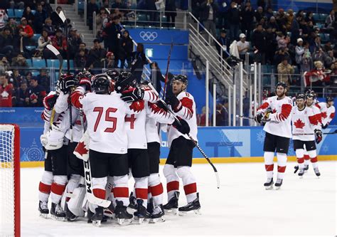 Canadas Mens Hockey Team Beats Czechs To Win Olympic Bronze