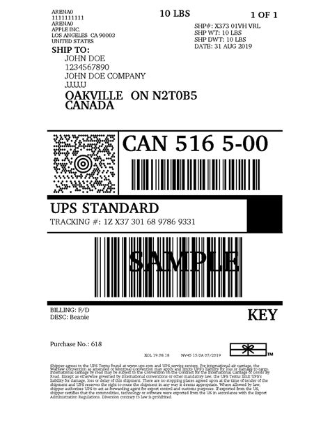 Service levels have to do with both the *ups standard only available for shipping to canada and mexico through ups digital access program. Print UPS Shipping Labels using Thermal Printers from ...
