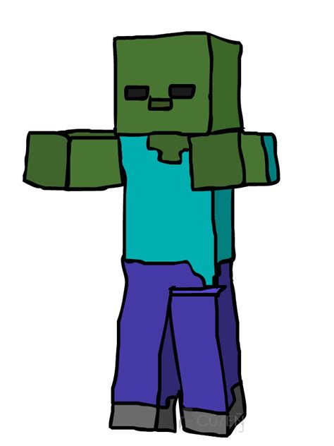 Best How To Draw A Minecraft Zombie In 2023 Don T Miss Out Drawimages5