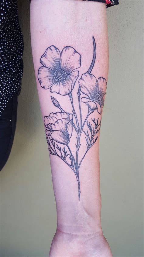 Https://tommynaija.com/tattoo/california Poppy Flower Tattoo Designs