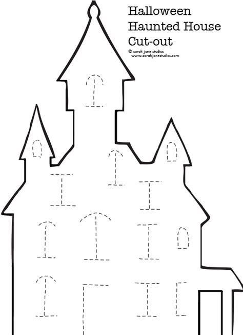 Haunted House Template Pdf