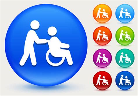 50 Pushing Patient In Wheelchair Icon Stock Illustrations Royalty