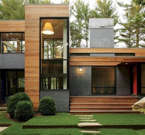 Modern Exterior Design Wood House Trendecors