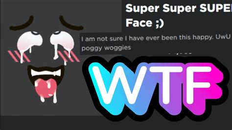 ROBLOX APPROVED THIS NSFW FACE WHY Roblox Glue Face YouTube