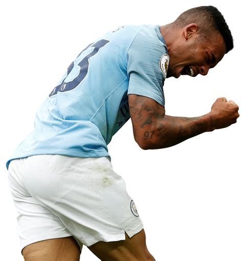 Gabriel Jesus Manchester City Football Render Footyrenders