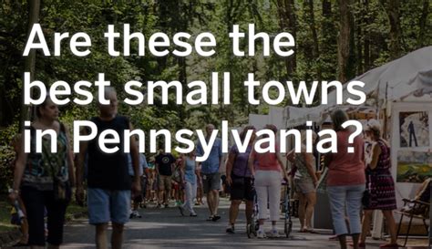The Best Small Towns In Pennsylvania According To Areavibes Pennlive