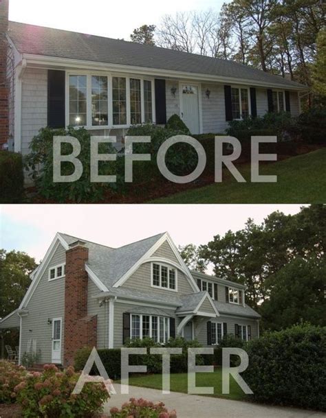 Before And After Adding Second Story On 1950s Ranch 2nd Story