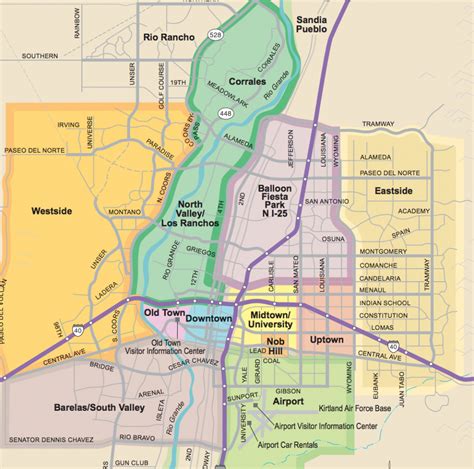 Albuquerque Neighborhood Map