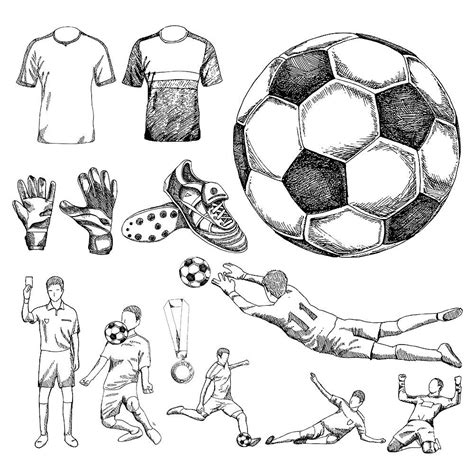 Soccer Drawing Soccer Drawing Football Tattoo Sports Drawings