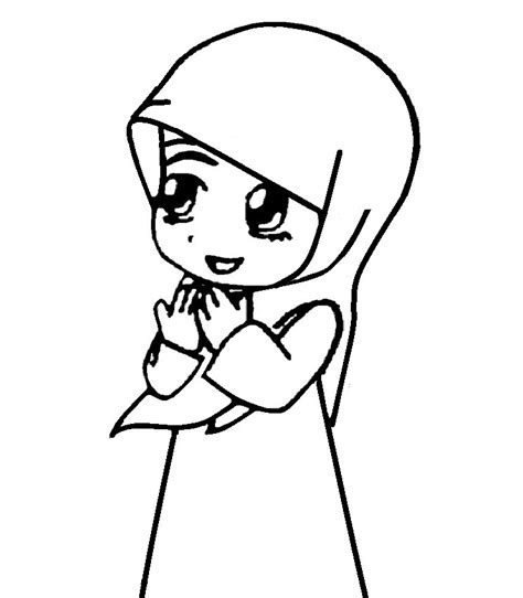 Gambar buku kartun hitam putih. Gambar Animasi Anak Muslim Membaca - HijabFest