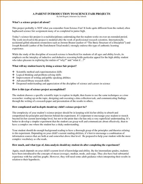 Example of an introduction for a research paper. Outstanding Introduction To Science Fair Research Paper ...
