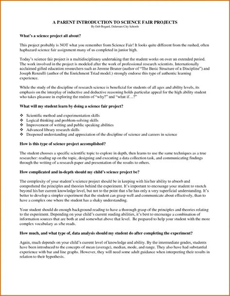 It establishes the scope, context, and significance of the research being conducted by summarizing current understanding and background information about the topic, stating the purpose of the work in the form of the research problem supported by a hypothesis or a set of questions, explaining briefly. Outstanding Introduction To Science Fair Research Paper ...