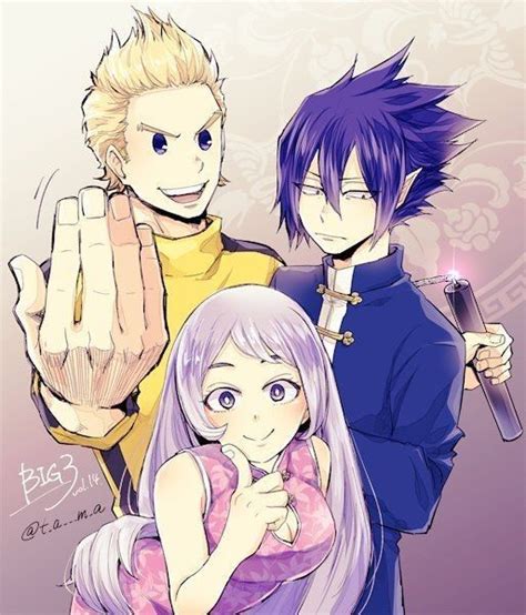 Togata Mirio Tamaki Amajiki And Nejire Hadou Boku No Hero Academia My